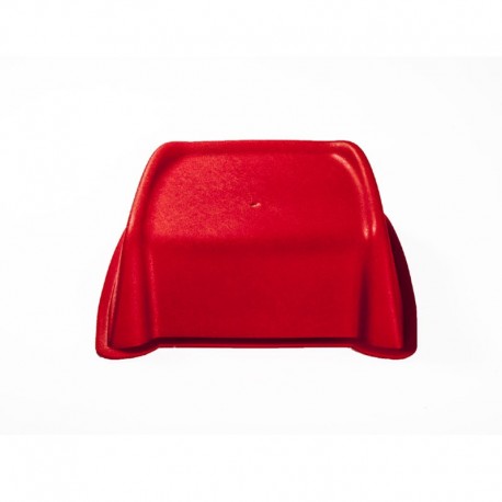 Red booster seat
